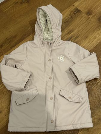 Winter Regenmantel gefüttert Gr. 134 altrosa von Verbaudet