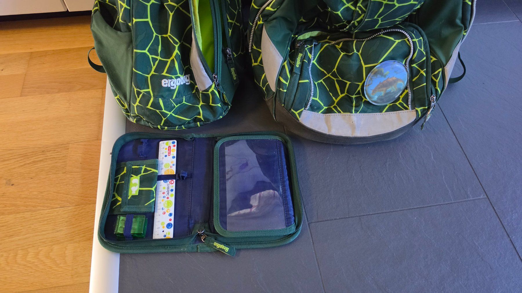 Ergobag Borse & Zaini: Ergobag Schulrucksack Set grün - guter Zustand – Usato da Steffisburg venduto da vilasboas 2
