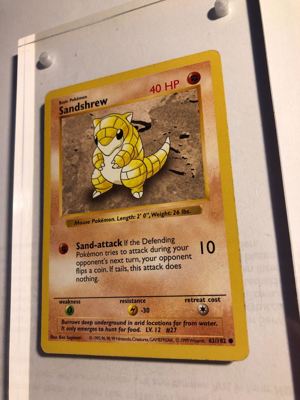 Sammelbilder & Trading cards: Sandshrew Base Set Shadowless - PL - ab 1.- – Gebraucht aus Giubiasco von dan_pr8b 2