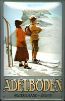 Blechschild - ADELBODEN - 20X30CM