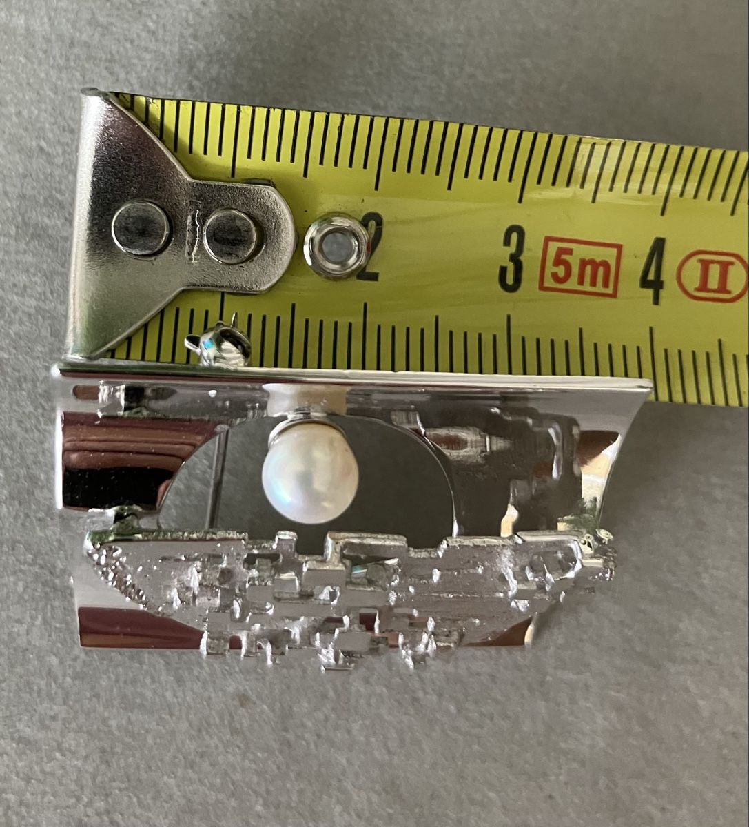 Spille & Fermagli: Alte Silber 800er Brosche 3,5 cm mit Perle – Usato da Flums venduto da mya_2lh9 5