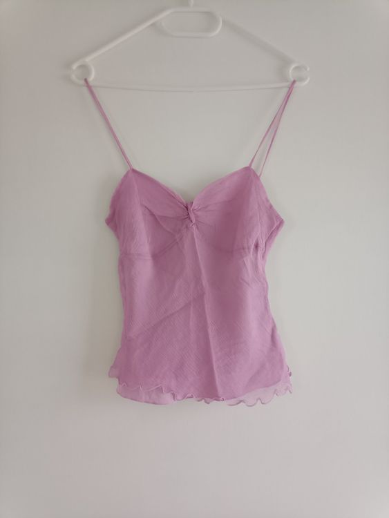 100 Seide Bustier Top XS 34 rosa gefuttert Kaufen auf Ricardo