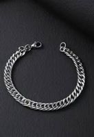 Armband 316L Edelstahl Glieder dünn