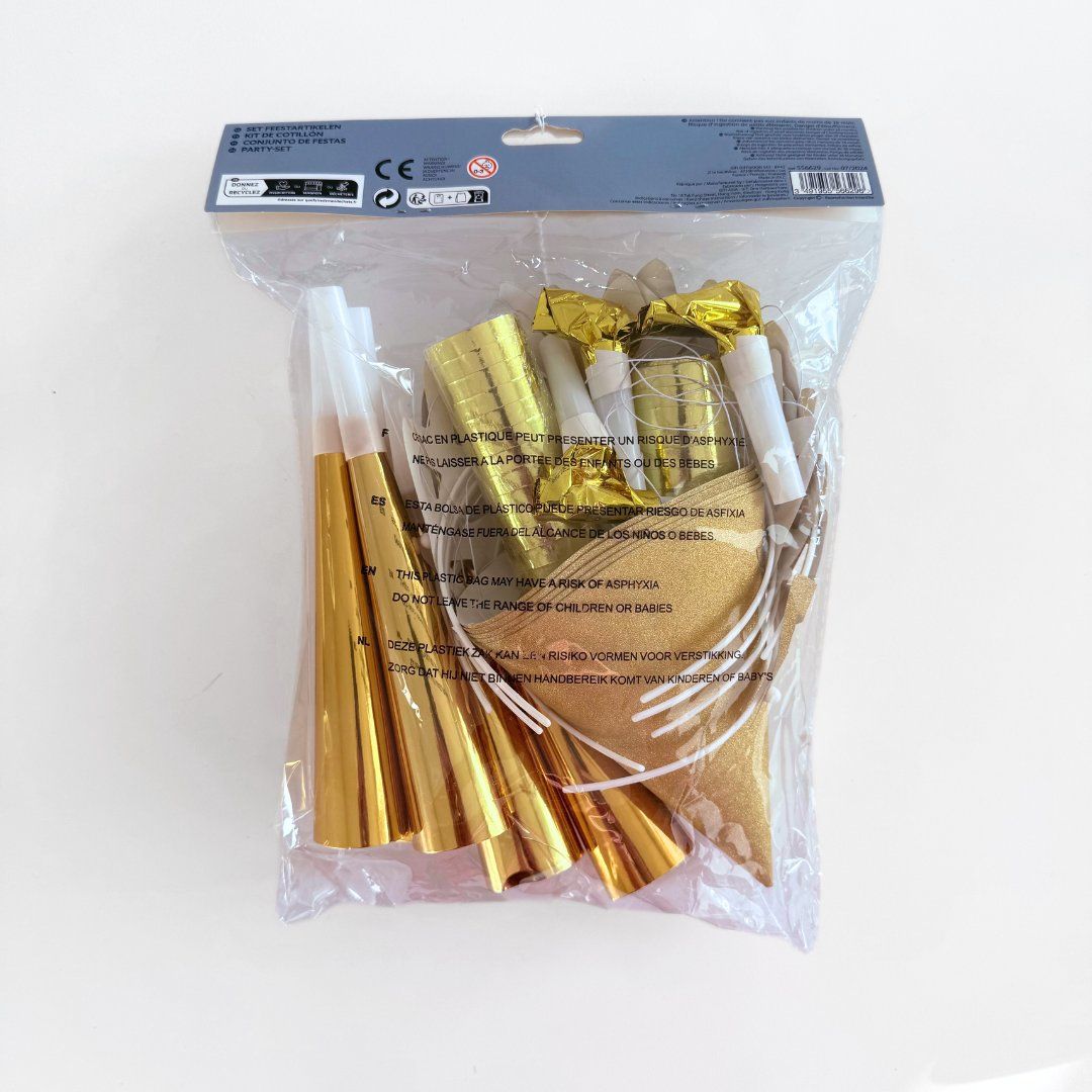 Kit bricolage: Kit Cotillons Dorés avec 22 articles - NEUF – Nuovo e nell'imballaggio originale da Vevey venduto da secondlifevevey 1