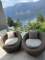Salotto lounge da giardino – 2 Poltrone Home and More Baroui
