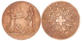 Gedenkmedaille Eröffnung Landesmuseum von 1898