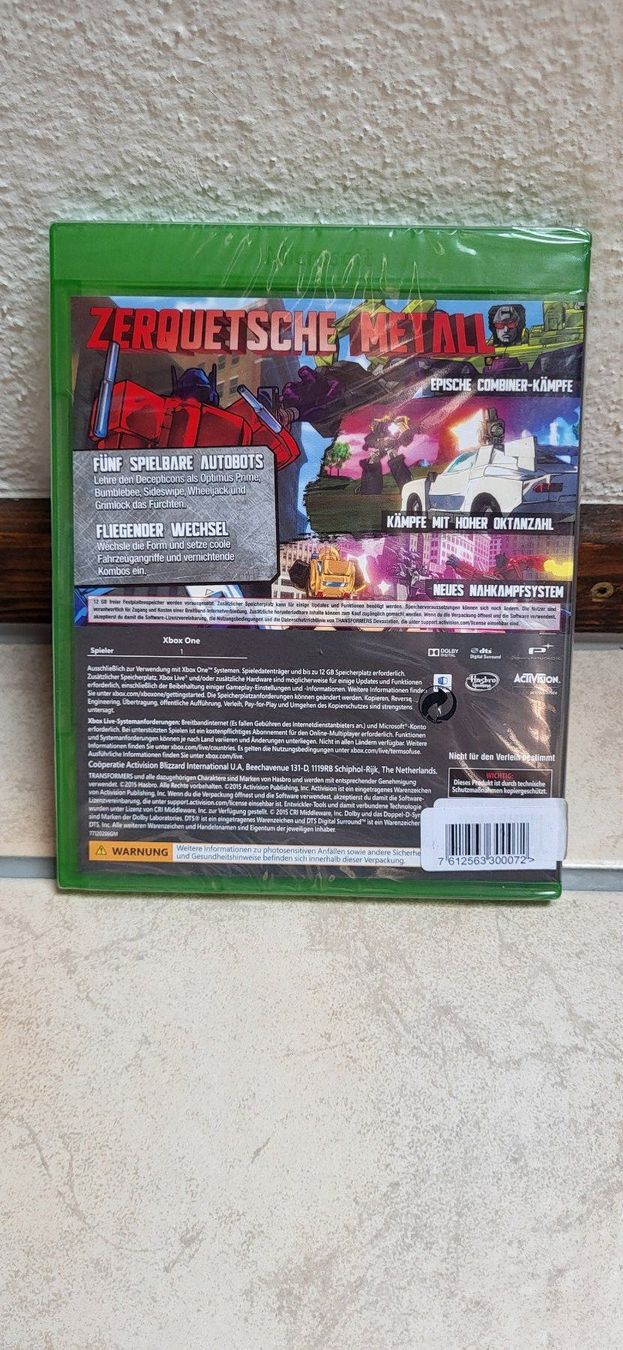 Microsoft Spiele: Xbox One – Transformers Devastation – Neu und originalverpackt aus Münsingen von  1