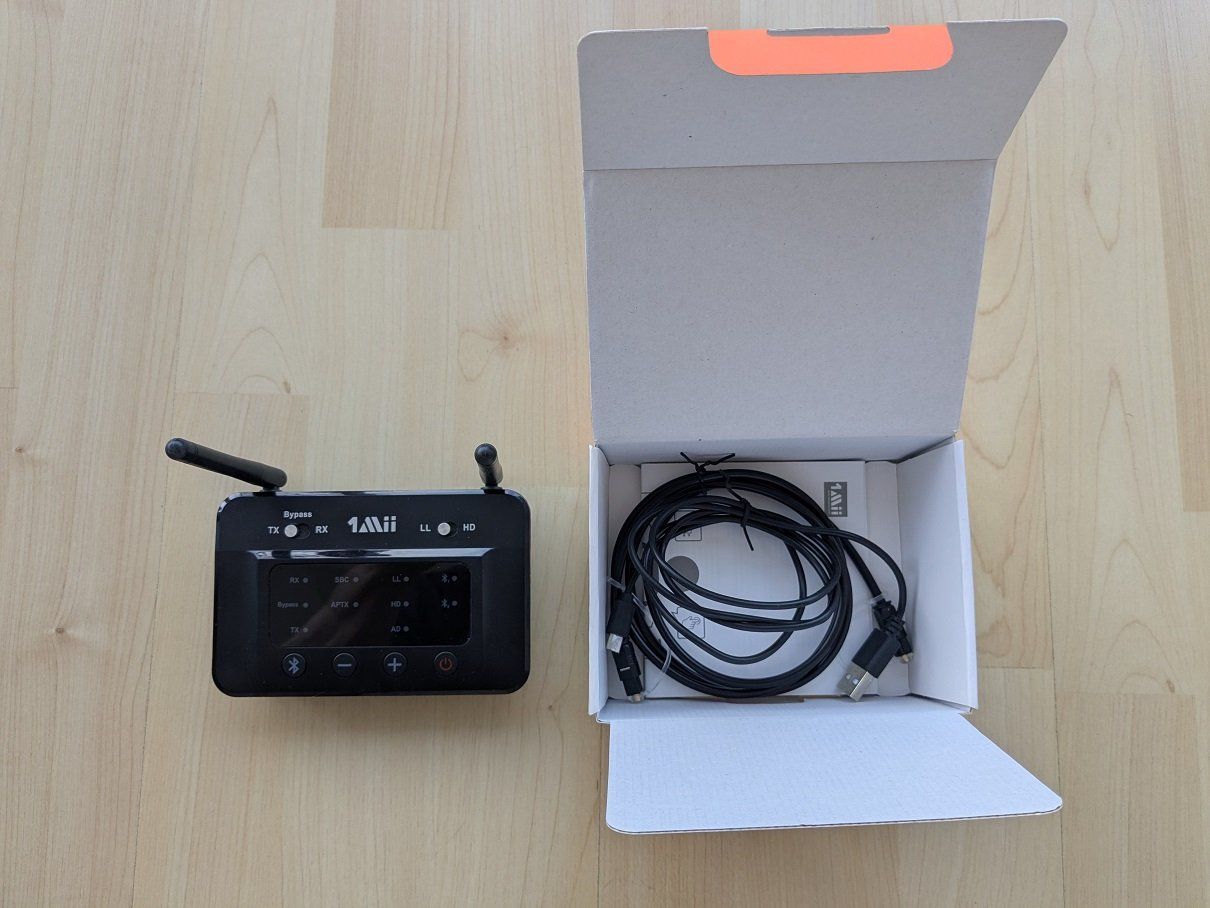 Ricevitori: 1Mii B03 Bluetooth 5.3 Transmitter Receiver in OVP – Nuovo e nell'imballaggio originale da Altendorf venduto da privateclient 1