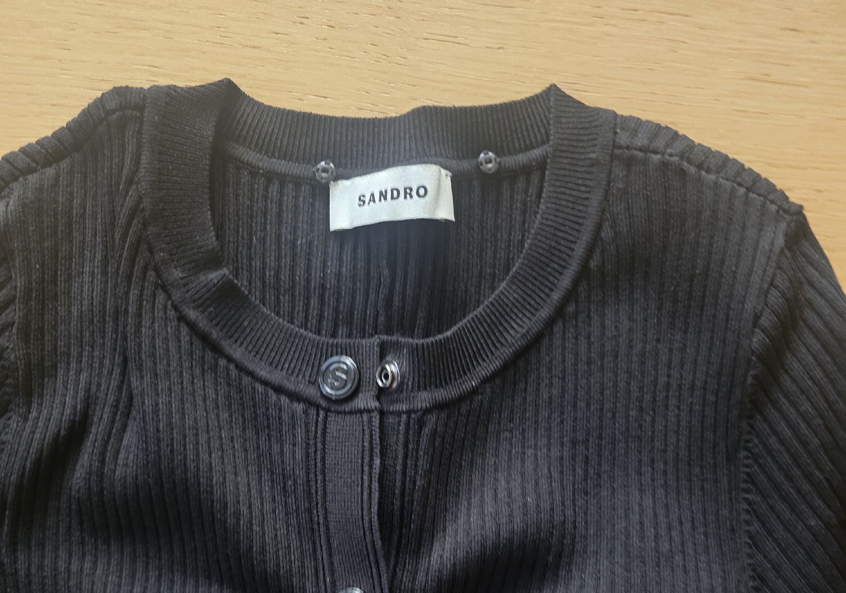 Sandro Vestiti: Sandro Strickkleid, Gr. S, schwarz, neuwertig. – Usato da Ibach venduto da ole_6whn 8