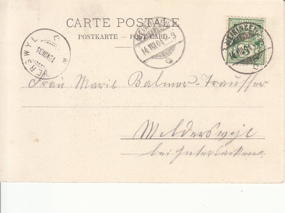 Cartoline postali: Aareschlucht 1904 – Usato da Bürglen TG venduto da StampGraf 1