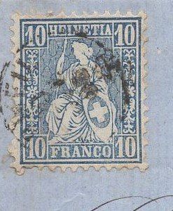 Tutti i francobolli: 1865 BIRWEILL  20.NOV.      Fingerhutstempel – Usato da Aarau venduto da kufi44 1