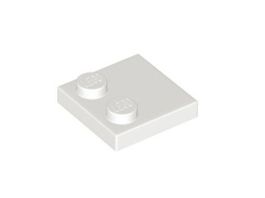 LEGO - 100x White Tile Modified - 33909 - NEW