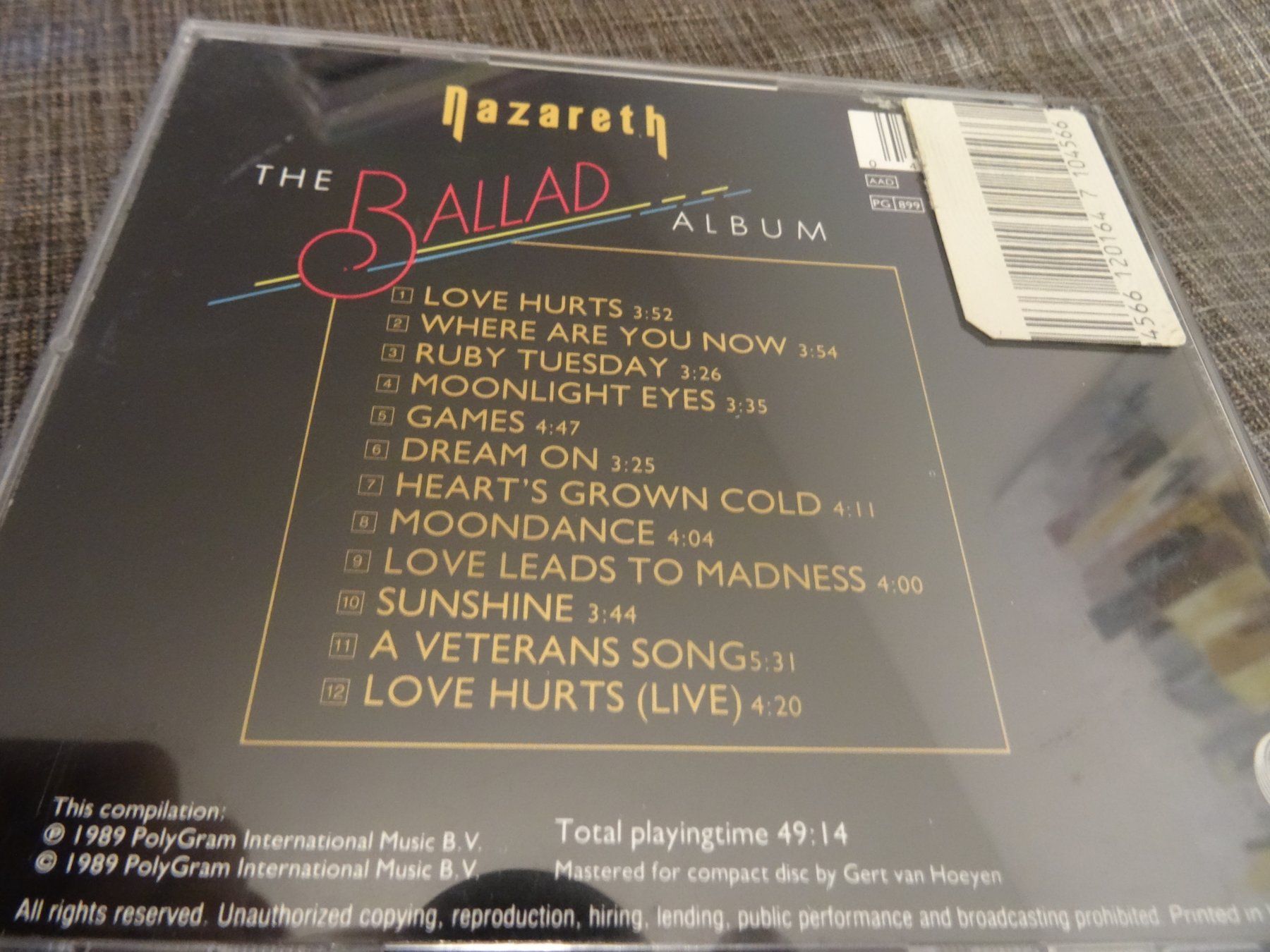 CD: Nazareth - The Ballad Album CD – Usato da Olten venduto da Disc-Ausverkauf 1