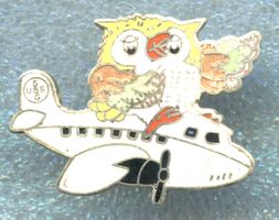 UBS  Eule  mit Flugzeug