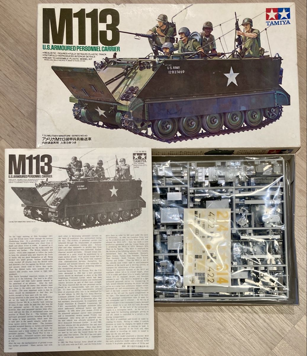 Tamiya Kit di modellismo & Modellini statici: 1/35 Tamiya M113 – Nuovo (secondo la descrizione) da Muttenz venduto da TamiyaFanboy79 1