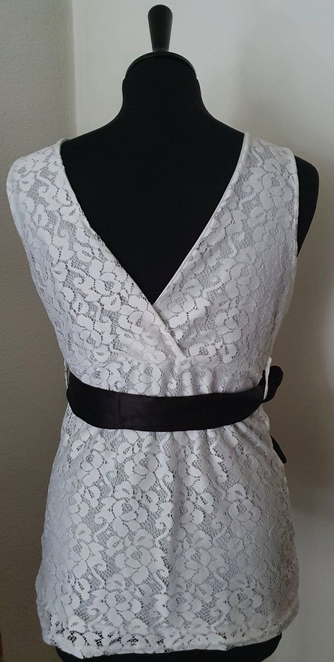 Zebra Top: Top avec dentelle - Taille S – Usato da Court venduto da Jovi2 1