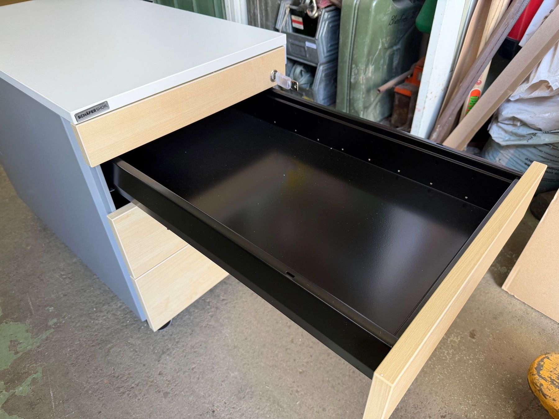 Banconi: neuer Rollcontainer, 4 Schübe, mit Griffnut – Nuovo (secondo la descrizione) da Necker venduto da liq24 4