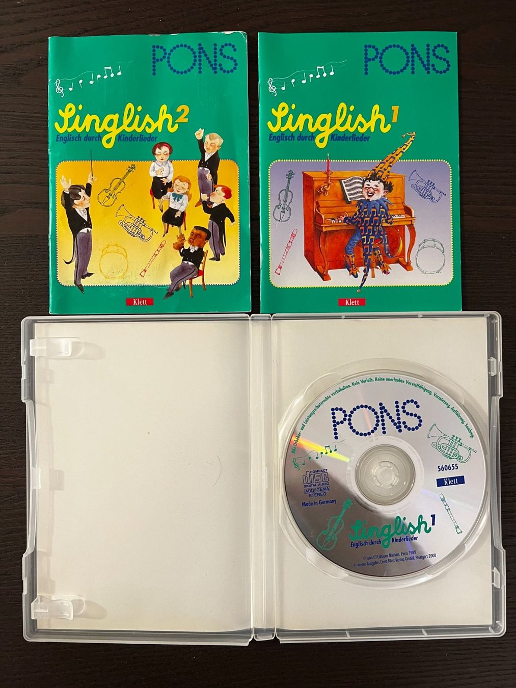 Audiolibri: PONS Englisch durch Kinderlider Audio CD + Textheft 16 Seite – Usato da Zürich venduto da F84 2