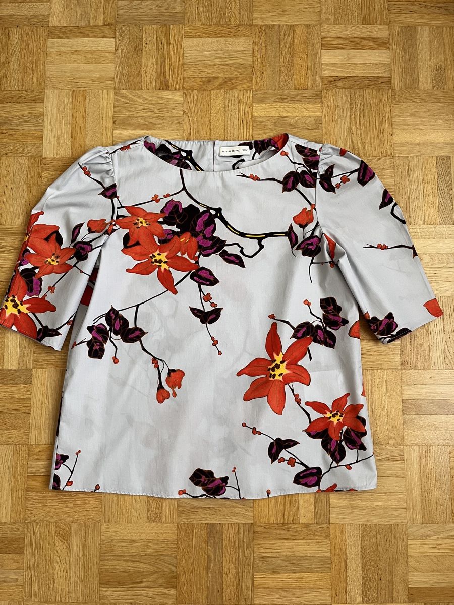 Etro Chemisiers: Damen Bluse Etro Gr. 34, Blumenmuster – D'occasion à Zürich par Kleanthy 4