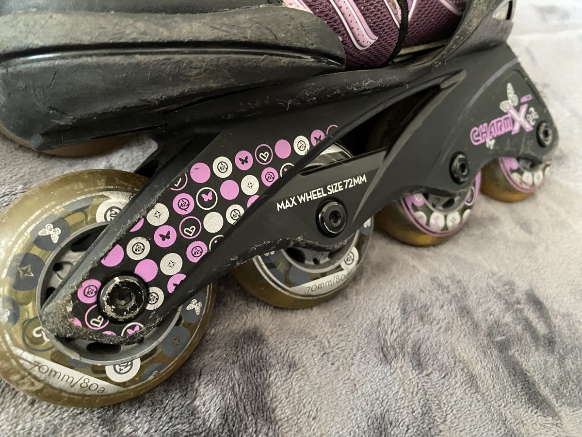 K2 Pattini in linea & Pattini a rotelle: Rollers K2 Charm X Boa violet taille 29-34 – Usato da Lignières venduto da The_assistant 3