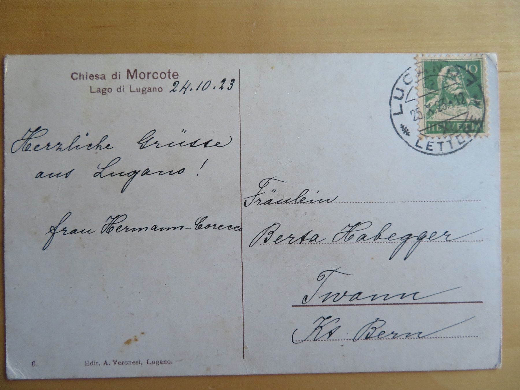 Cartes postales: Morcote – D'occasion à Bern par mordswein 1