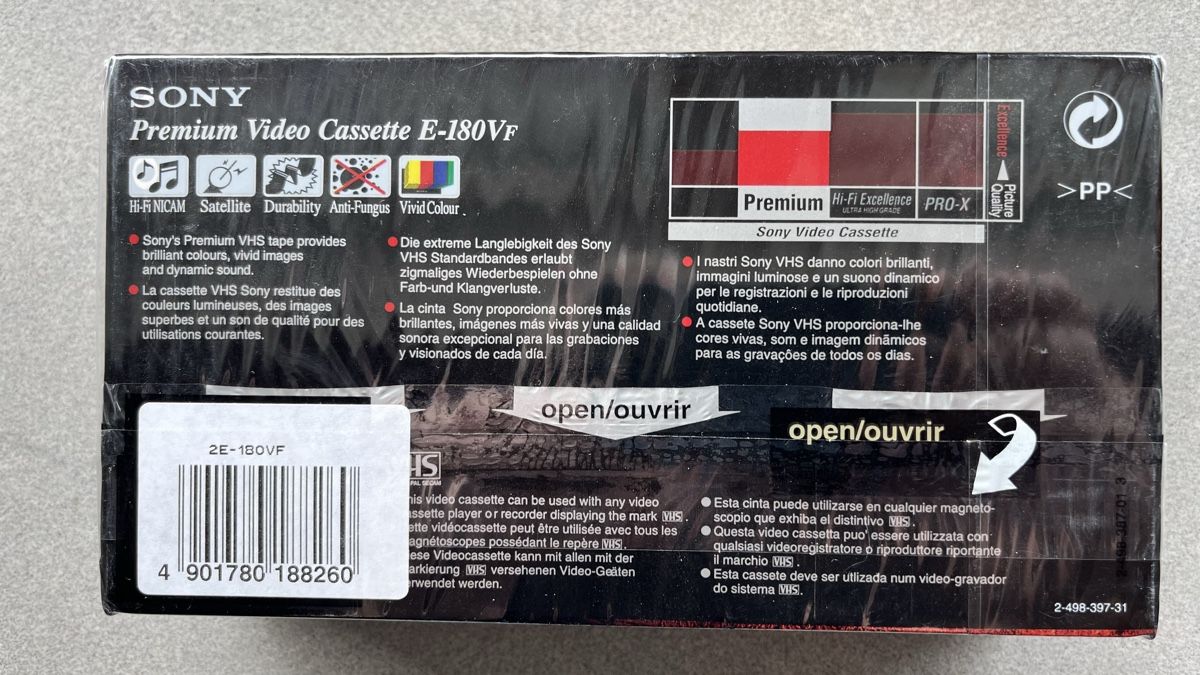 Cassette vuote: SONY premium VHS Kasetten – Nuovo e nell'imballaggio originale da Remetschwil venduto da Tomtom13 2