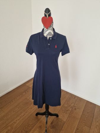 Polokleid Dunkelblau Ralph Lauren Baumwolle Gr M top Zustand