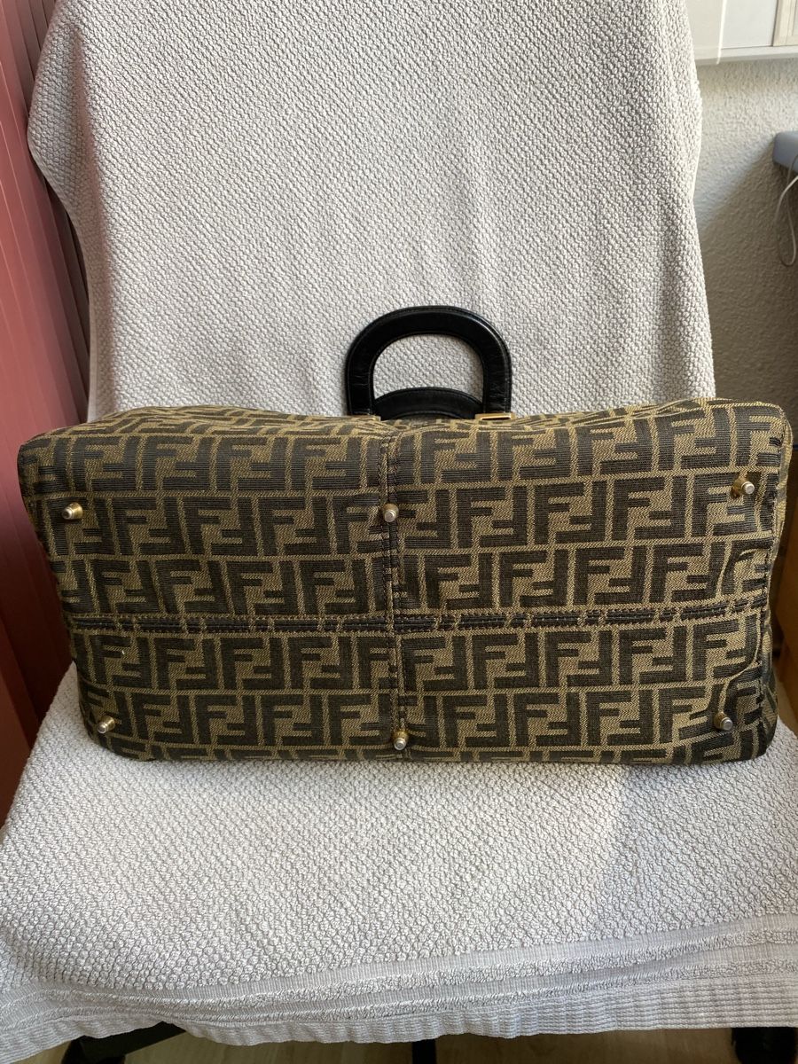Fendi Borse: Fendi Zucca Boston Bag Medium Vintage – Usato da Sarnen venduto da Kitty2019 4