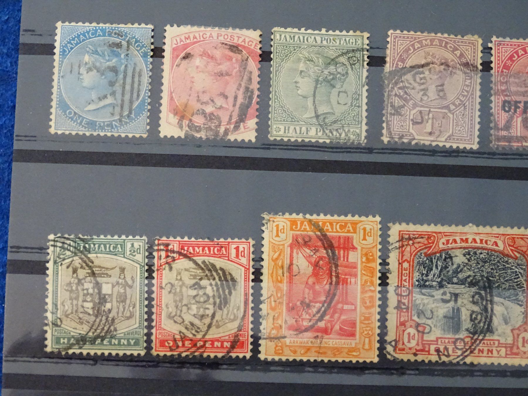 Tutti i francobolli: Jamaica uralte gestempelte Briefmarken – Usato da Schliern b. Köniz venduto da Djbubu 1