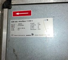 Entlüftungsgebläse mit angeflanschtem Klappenmotor