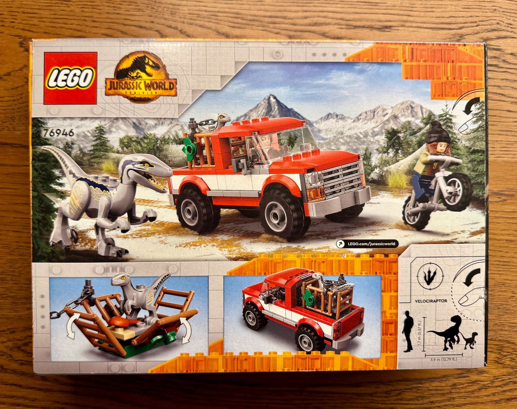 LEGO Jurassic World 76946 Blue & Beta Velociraptor Capture (Neu und ...