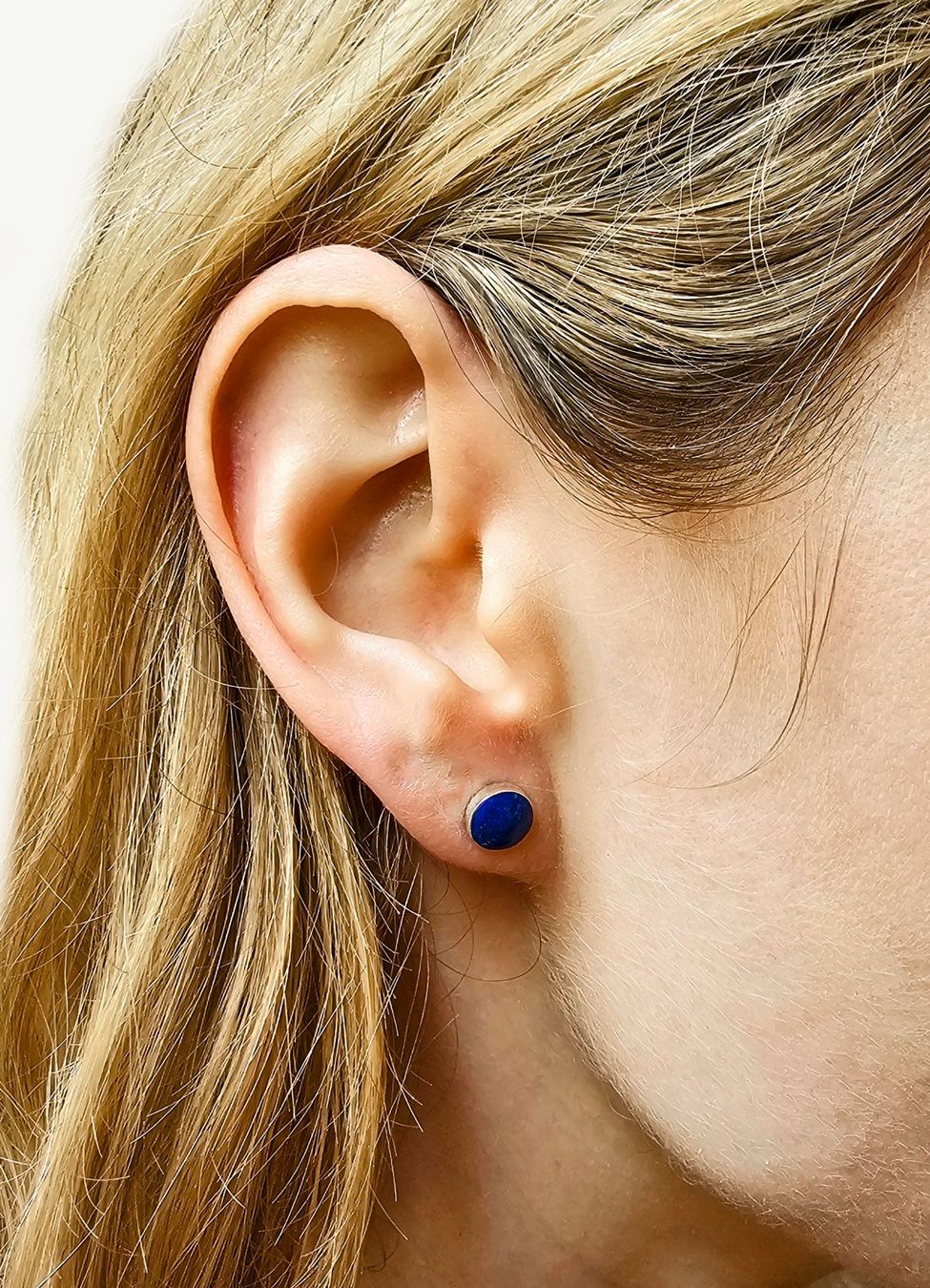 Orecchini pendenti & Orecchini a lobo: Lapislazuli Ohrstecker: Eleganz aus Chile – Nuovo e nell'imballaggio originale da Basel venduto da PachaWool 1