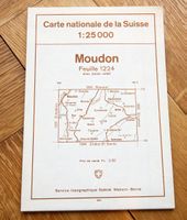 Landeskarte der Schweiz Moudon - Blatt 1224 - 1:25 000