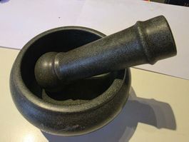 sehr schöner schwerer Marmor Mörser