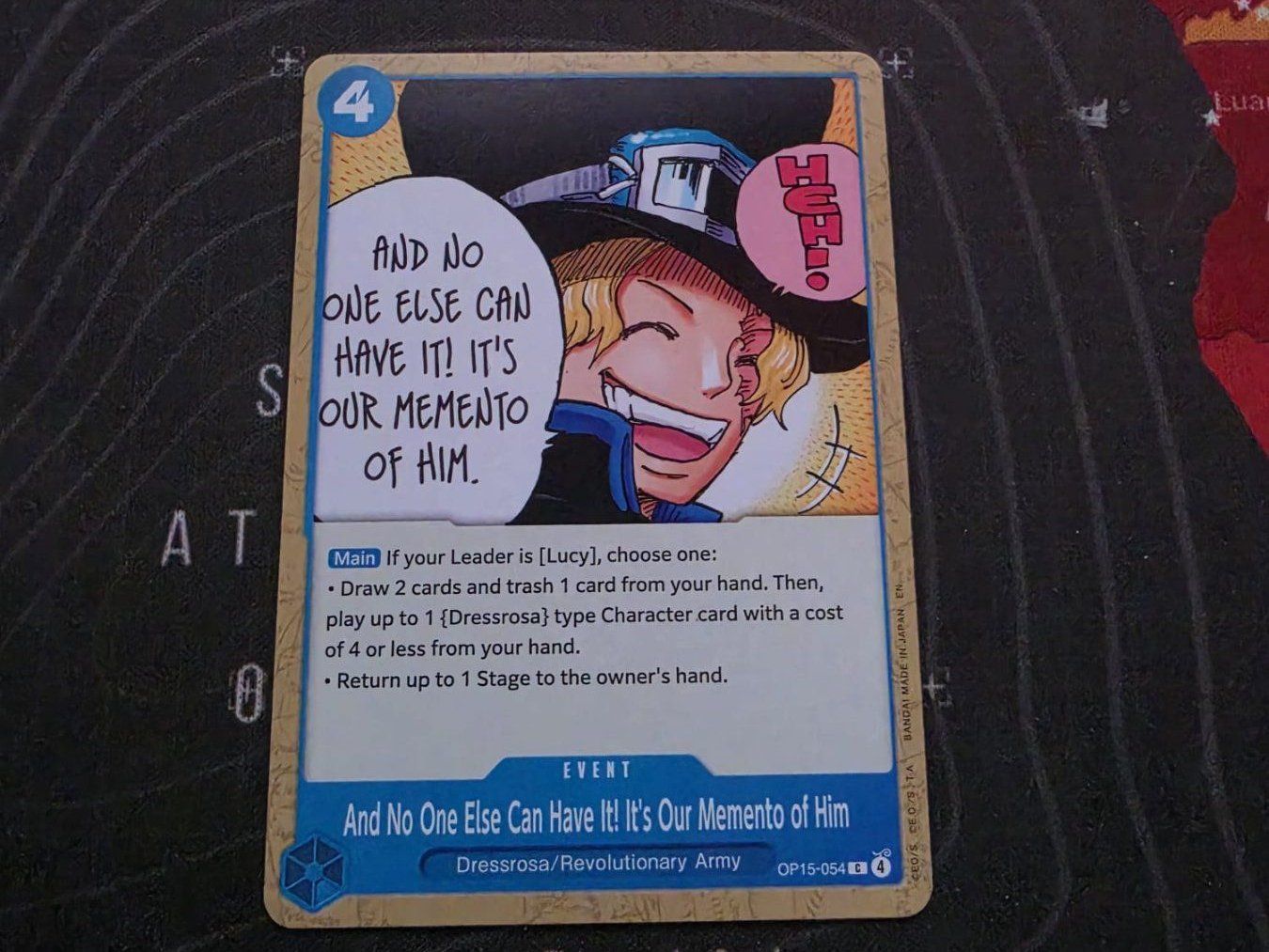 Bandai Carte collezionabili: One Piece Sabo – Usato da Genestrerio venduto da AM_98