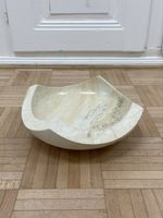Skulpturale Stein Schale dickwandige vintage Steinschale 70s
