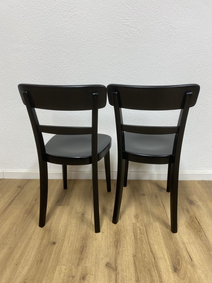Sedie: 2er Set Beizenstühle schwarz – Usato da Basel venduto da MoebelSackmann 1
