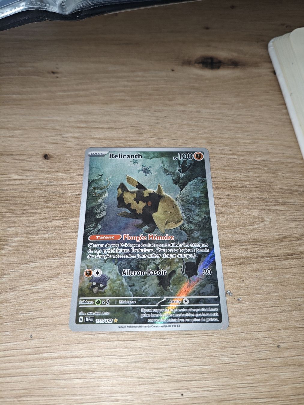 Pokémon Carte collezionabili: Relicanth 173/162 FR Forces Temporelles – Nuovo e nell'imballaggio originale da Develier venduto da Ant_ckl5