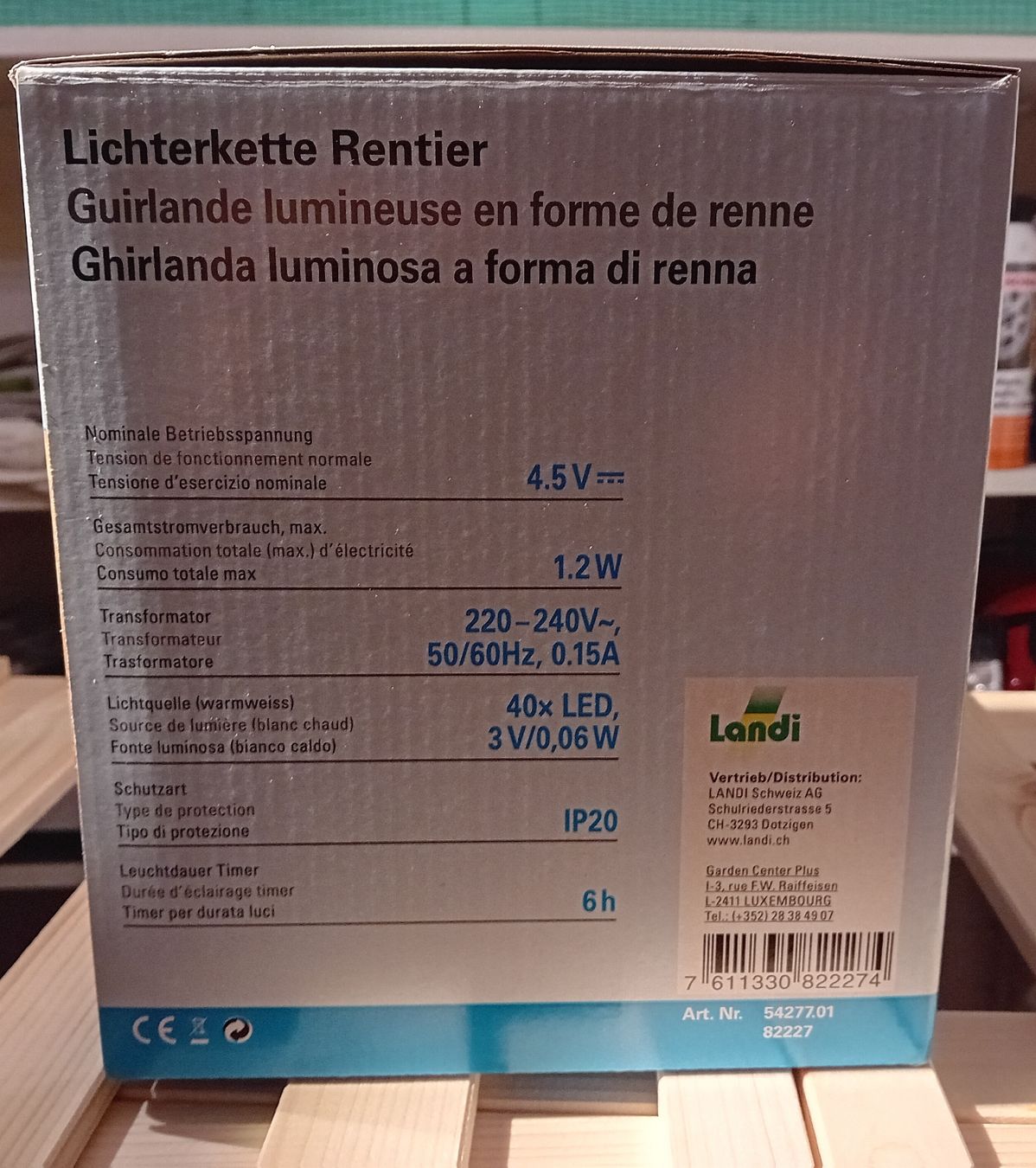 Lichterketten & Leisten: Rentier Lichterkette, Neu & Originalverpackt – Neu und originalverpackt aus Dussnang von kevin0812 2