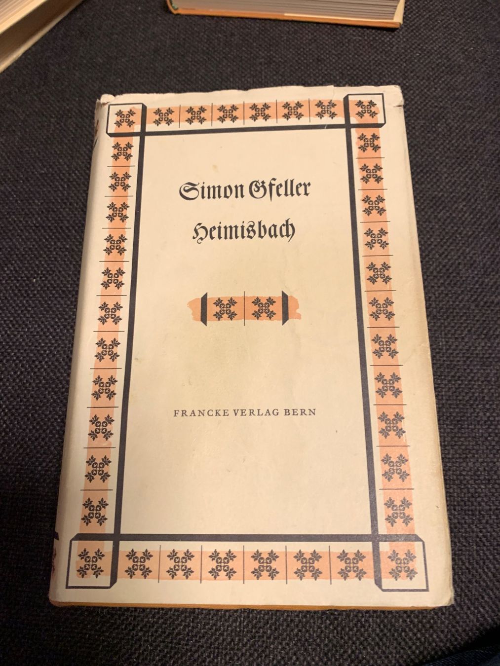Libri: Simon Gfeller: Heimisbach – Usato da Buelach venduto da Joeggu0