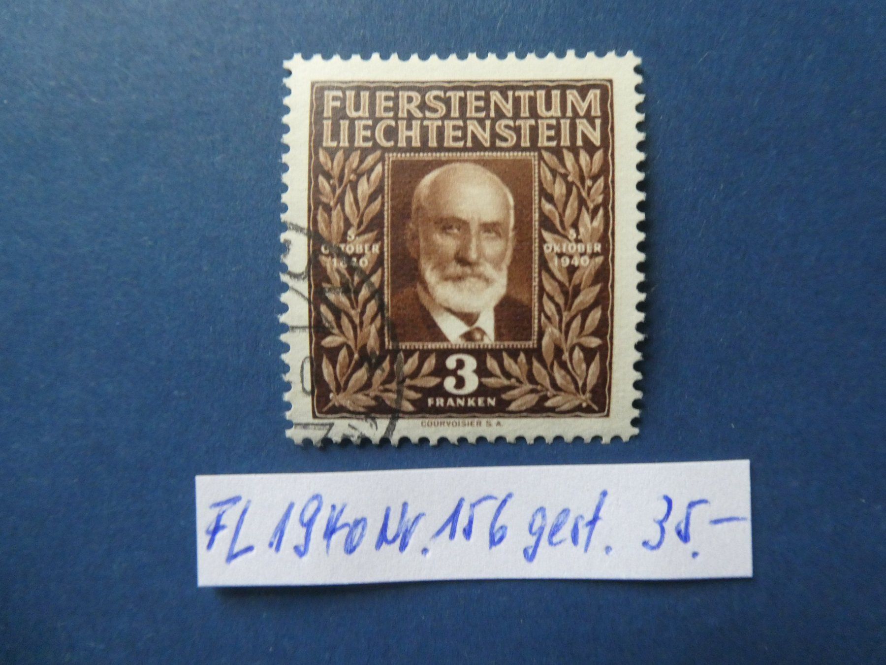 Tutti i francobolli: FL 1940 Nr. 156 gestempelt – Usato da Lausen venduto da Herbamare01