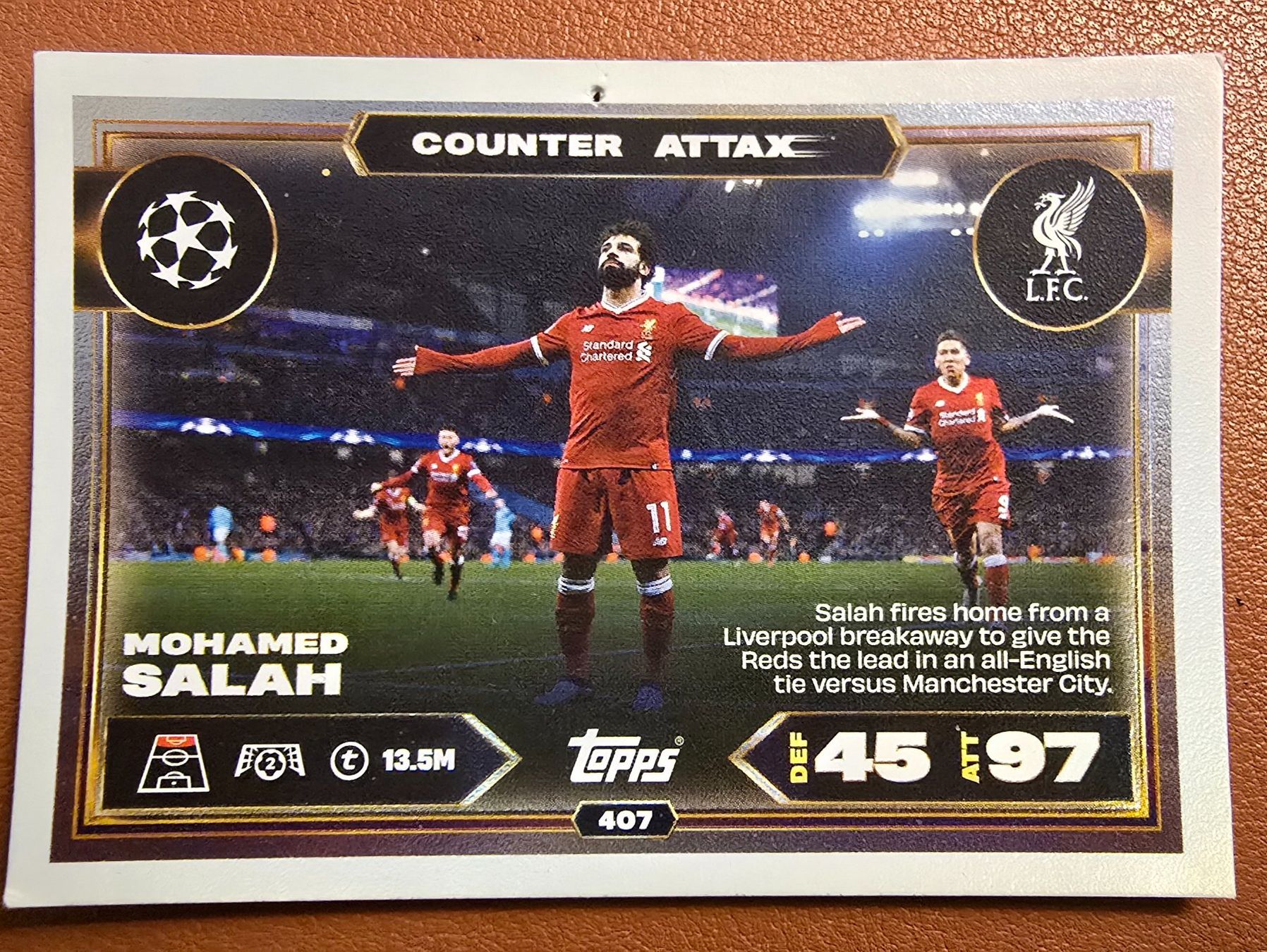 Topps Carte collezionabili: Topps Match Attax Mohamed Salah – Usato da Schübelbach venduto da joker55