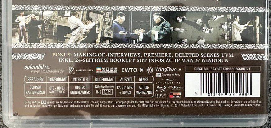 Tutti i DVDs: Ip Man Trilogy Blu-ray Special Edition – Usato da Beringen venduto da Mantafisch1 2