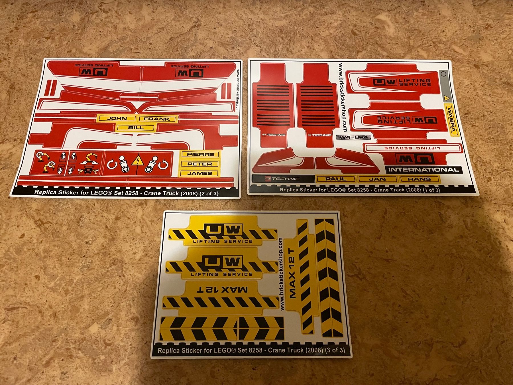 Lego Kit di costruzioni: Lego Technic 8258 lkw mit kran – Usato da Airolo venduto da Bagaion99 2
