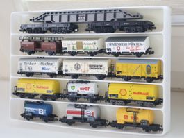 Minitrix 13 x Tankwagen & Co Set - Spur N