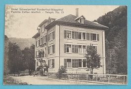 Vorderthal - Wägglithal - Hotel Schweizerhof - alte Karte