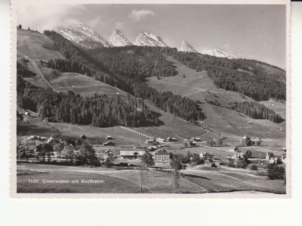 Cartoline postali: Unterwasser ca. 1940 – Usato da Bürglen TG venduto da StampGraf