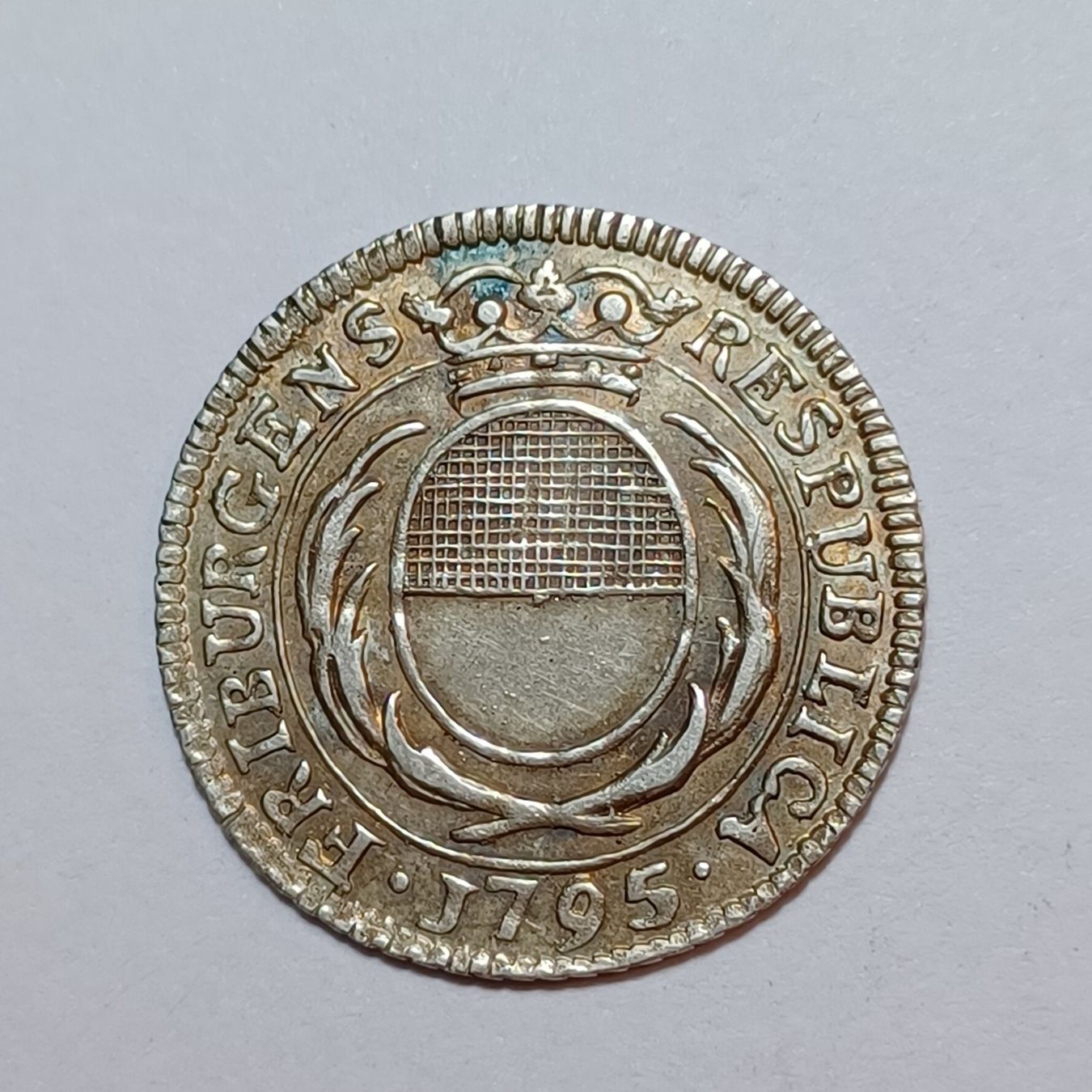Alle Münzen: 7 Kreuzer 1795 Freiburg ss+ – Gebraucht aus Pfäffikon ZH von Schweizer_Muenzen