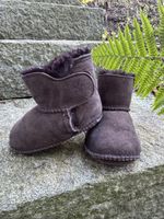 Wie neu | EMU Australia Baby Lammfellschuhe braun | 14 cm