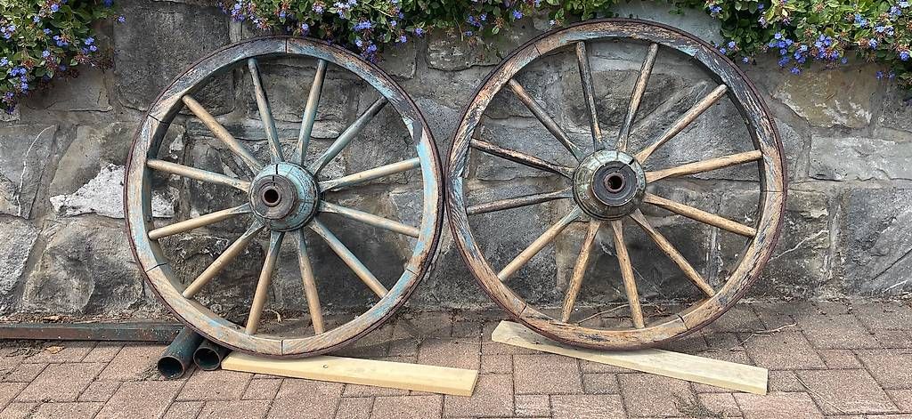 Pneumatici & Ruote complete: Wagenräder Holz 100 cm – Usato da Dürnten venduto da Countryboogie